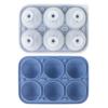 Bandeja de Gelo de Silicone Transfronteiriça Futebol Basquete Rugby Bandeja de Gelo Molde de Hóquei no Gelo Fácil de Soltar Hóquei no Gelo Congelamento Rápido Caixa de Gelo