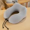 Atacado do Fabricante Travesseiro em U Travesseiro de Viagem para Pescoço Corcunda Travesseiro de Avião Espuma de Memória Cervical Rebound Lento Travesseiro Simples para Pescoço