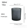 Nuevo frasco de vidrio para velas de 300 ml, galvanizado, chapado iónico, de colores, botella de vidrio spot, taza para velas de aromaterapia