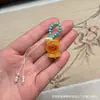 Colgante Corazón de Oso de Cera de Abeja de Segunda Generación Accesorios de Concha de Abeja Reina de Segunda Generación Llavero DIY Colgante para Bolso Colgante Moda