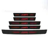 Tiras Personalizadas para Estribos de Puerta de Coche, Pegatinas Antideslizantes, Pedales Protectores para Pies, Tiras Protectoras para Maletero, Tiras Anticolisión Universales, Cuero Decorativo