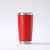 Fornecimento direto do fabricante 20oz copo de carro com revestimento em pó aço inoxidável 304 camada dupla isolamento a vácuo frio e quente copo rei do gelo copo de carro