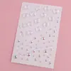 Pegatinas de mariposa Aurora AB con diamantes transfronterizas, pegatinas para cejas, pegatinas de pedrería y perlas, pegatinas para la cara, accesorios de maquillaje, maquillaje infantil