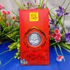 Plata de Ley 999 Año Nuevo Año del Dragón Monedas de Oro Conmemorativas Tocar Sobre Rojo Sobre Rojo Completo Plata Actividad Regalo Sobre Rojo Venta al Por Mayor