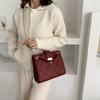 Bolso Rojo para Mujer 2026 Nuevo Bolso de Hombro de Moda Tendencia Gran Capacidad Bolso de Boda Dama de Honor Novia Bolso Tote