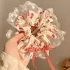 Novedad 2025 scrunchie para mujer, liga para el pelo de alta gama, accesorio para el pelo fresco y dulce, adorno para el pelo