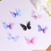 2-5cm Tule de Doble Capa Mariposa Estéreo Pasador Accesorios Pegatinas Faciales Decoración de Maquillaje Accesorios para Ropa Accesorios DIY