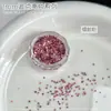 Decorações de arte para unhas com glitter ondulado de 1 mm, populares online, mini ponto mosaico, material de glitter redondo ultrafino para unhas