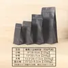 Bolsa de papel kraft autosoportable con ventana, bolsa de papel kraft engrosada para frutos secos, té, empaque de alimentos, bolsa selladora personalizada para frutas secas
