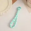 Accesorios DIY para Colgar en el Coche Muñeco de Peluche para Espejo Retrovisor Bubble Mart Cordón Trenzado Anudado para Teléfono Móvil y Llaves