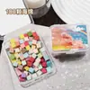 Mini Bloco de Tofu Esponja Ferramenta para Nail Art Blush Gradiente Unha Pinça de Garra Metálica Ferramenta para Unha