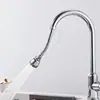 Boquilla de filtro giratoria universal para grifo, tres velocidades, cobre fino, cabezal presurizado anti-salpicaduras, extensión galvanizada, aireador