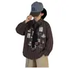 Jaqueta Camisa para Meninos Outono 2026 Novo Estilo para Crianças Maiores, Roupa de Outono, Top Versátil Casual de Primavera e Outono para Crianças