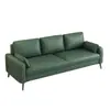 Sofá de sala de estar para apartamento pequeño de lujo ligero, doble/triple simple para apartamento, tienda de ropa, propiedad de alquiler, área de descanso, sofá de recepción