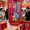 Shuibei Oro Oro Puro 999 Hazte Rico al Instante Nuevo Llavero Colgante para Bolso Adorno para Colgar en el Coche Regalo Caja Año del Caballo Mayoreo