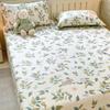 Sábana de una pieza estilo fresco dormitorio de estudiantes individual 2025 nuevo funda nórdica a rayas funda de almohada juego de tres piezas
