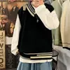 Chaleco de punto para hombre para otoño e invierno, suéter casual de cuello en V, chaleco de hombre, estilo ins de invierno, corte holgado, estilo japonés, versátil, sensación de alta gama, otoño