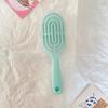 Celebridad de Internet Cabello Esponjoso Incienso Repelente de Mosquitos Peine de Dientes Anchos Peinado Hueco Mango Largo Peine de Hueso Cabello Rizado Peine de Costillas Peine de Dibujos Animados para Estudiantes
