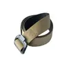 Cinturón Interior Tejido de 3.8 cm del Fabricante con Hebilla de Aleación con Anilla en D, Cinturón Táctico Deportivo de Nailon para Exteriores en Seis Colores