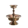 Copo Protetor Artesanal de Cobre Puro Extra Grande de 15cm para Adoração ao Buda, Ornamento Étnico Tântrico para Adoração Doméstica