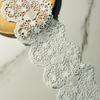 Exquisito Encaje Soluble en Agua de Seda de Leche con Flores de Rosa Gruesas para Exportación, Accesorios de Ropa, Encaje para Empalme de Vestido de Novia y Cortina