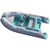 Yate Qingdao haimai 3.6 m fondo de fibra de vidrio bote inflable bote de asalto bote de pesca