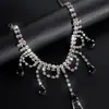 Juguetes Sexuales Transfronterizos Europeos y Americanos, Elegante Collar de Diamantes Gota de Agua, Cadena de Pinza para Pezón de Una Pieza, Pinza para Pezón Extraíble, Pinza para Senos para Mujeres