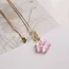 Colgante de Piedra Ojo de Gato Hielo, Diseño Floral Único, Exquisita Cadena para Clavícula a la Moda, Joyería Cultural y Creativa Estilo Chino, Colgante Flor de Dinero