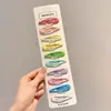 Novos Grampos de Cabelo Coloridos Estrela para Mulheres 2026, Pentes de Cabelo de Luxo de Alta Qualidade, Presilhas BB Doces e Fofas para Franja, Acessórios de Cabelo Estilo Coreano