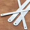 En Stock Chapado en Oro Claro 5 Ganchos 27cm Acero Inoxidable Broches de Presión para Ropa Moldeadora, Broches de Presión de Acero Metálico con Pintura en Spray Blanca