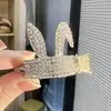 2025 Nueva Colección de Pinzas para Cola de Caballo de Alta Gama Artefacto Fijador Pinza para el Cabello Pinza Tiburón Adorno para el Cabello de Lujo Ligero Pasador