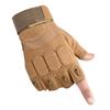 Guantes de producción nuevos medio dedo expuesto protección halcón negro fans militares deportes al aire libre montar transpirables guantes tácticos comercio exterior