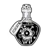 Broche Transfronterizo Nuevo Personalizado Estilo Gótico Punk Calavera de Dibujos Animados Creativa Copa de Vino Corazón Insignia de Accesorio Metálico