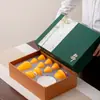 Juego de Té Kung Fu Ruihuang para el Hogar Juego de Té de Esmalte de Color de Alta Gama Juego de Té para Oficina Juego de Té de Lujo Accesible con Logo Imprimible