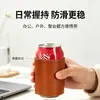 Fabricante de Fundas para Botellas de Cerveza, Fundas de Almacenamiento de Cuero PU para Tazas de Refresco de Cola, Café Estilo Americano y Té de Leche Venta al por Mayor