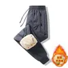Pantalones de algodón de talla grande forrados de polar para hombre, comercio exterior al por mayor, pantalones deportivos casuales de borrego, pantalones de algodón cálidos engrosados, modernos