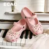 Zuecos de Ballet Mary Jane para Mujer, Nuevo Estilo Popular Verano 2026, Sandalias Versátiles Antideslizantes para Exteriores, Venta al por Mayor Transfronteriza