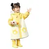 Impermeable de una pieza de EVA Zhengyu para niñas y niños de 6 a 12 años, especialmente diseñado para estudiantes de primaria, protección de cuerpo completo contra la lluvia intensa, una pieza, talla ampliada