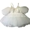 Vestido de Princesa con Mangas Abullonadas para Bebé de Un Año, Diseño Lindo para Anfitriona de Fiesta de Cumpleaños de Niña, Vestido Pomposo