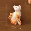 Venta al por mayor gatito creativo micro paisaje resina artesanías caricatura lindo gatito animal maceta carnosa paisajismo