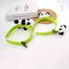 Tiara de panda fofa nova tiara de boneca panda de bambu adereço de cabeça de parque de diversões grampo de cabelo de desenho animado acessórios de cabelo