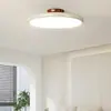 Luminária de teto para quarto estilo francês na cor creme, luminária de estudo vintage para quarto infantil que protege os olhos, luminária principal redonda para teto de quarto e varanda