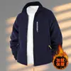 Directo de Fábrica Más Terciopelo Engrosado Otoño e Invierno Casual Versátil Holgado Chaqueta Ropa para Hombre al Aire Libre Cortavientos