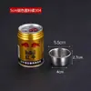 Estilo Coreano Acero Inoxidable 304 Plato para Dip Dorado Plato para Salsa Condimento para Barbacoa Comercial Plato Pequeño Plato Occidental para Kétchup