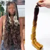 Cabelo para Tranças Crochet Onda Solta Francesa 30 polegadas Peruca Africana Tranças atacado