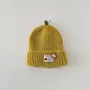 Gorro de Invierno Nuevo para Niños Qiunan, Lindo Gorro de Punto de Manzana, Cálido Gorro de Lana Cortavientos, Gorro de Bebé Pullover
