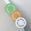 Muito obrigado muito obrigado adesivos de vedação saco de cozimento adesivos decorativos estilo ins adesivos versáteis