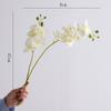 Flor Artificial Orquídea Phalaenopsis Shumen Flor Falsa Decoraciones para Sala de Estar Habitación Adornos para Arreglos Florales Phalaenopsis Corta de Escritorio