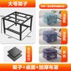 Mesa de fuego de acero inoxidable para hornear en casa, parrilla para fogatas, mesa calefactora sencilla para tareas domésticas, mesa plegable cuadrada pequeña para comedor, nuevos productos