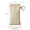 Estojo para Óculos com Fechamento Automático, Bolsa Portátil para Armazenamento de Óculos de Sol, Estojo para Óculos com Padrão Lichia